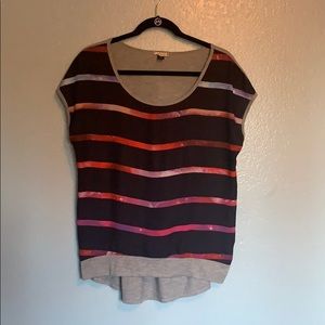 Eyeshadow cotton and rayon top